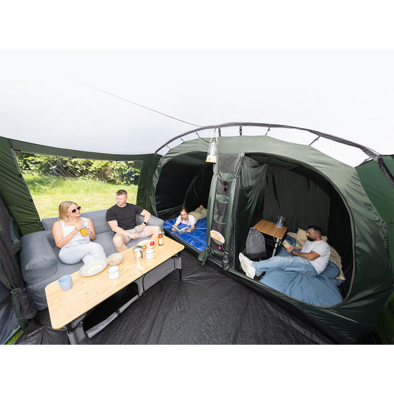 Tenda da campeggio a tunnel - Canyon 4 Protect - per 4 persone - tettoia