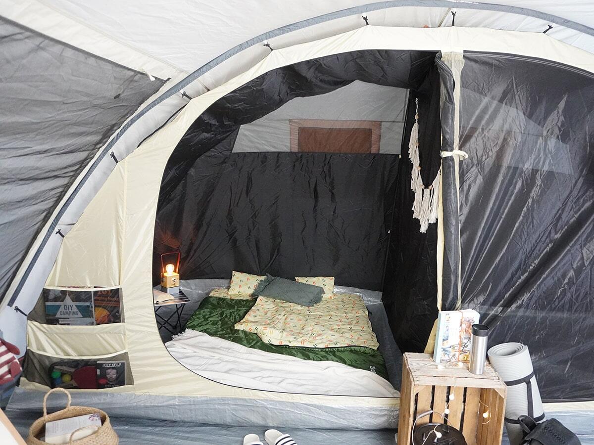 Tenda campeggio familiare - Gotland 6 persone - 2x cabine scure - zanzariera 5/7