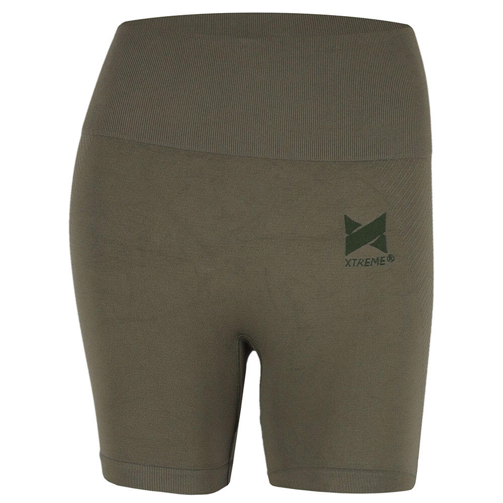 Xtreme Sportswear Sport Shorts Dames Army Green 3/5