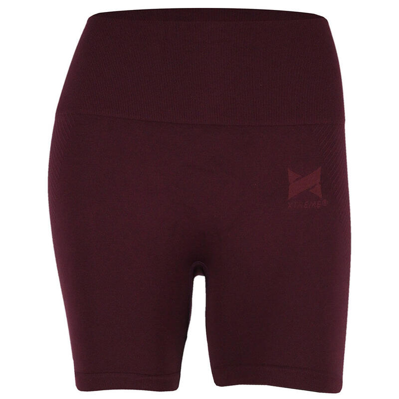 Xtreme Sportswear Pantalón Corto Deportivo Mujer Ciruela