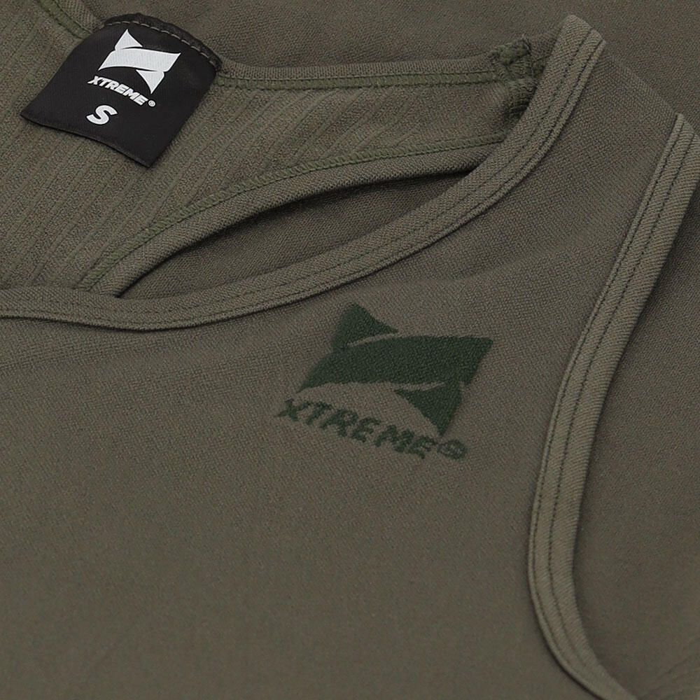 Xtreme Sportswear Sport Singlet señoras verde militar 3/4