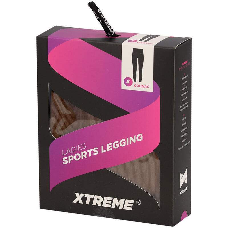 Xtreme Sportswear Sportlegging Dames Cognac