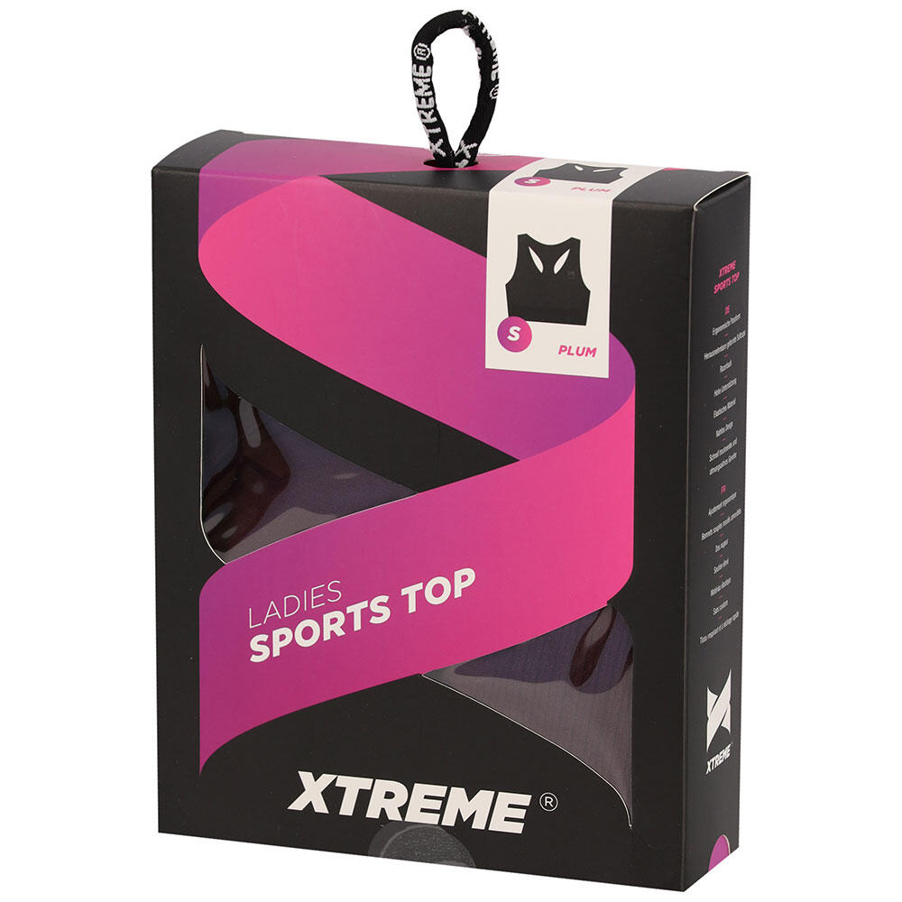 Xtreme Sportswear Sporttop Dames Plum 4/5