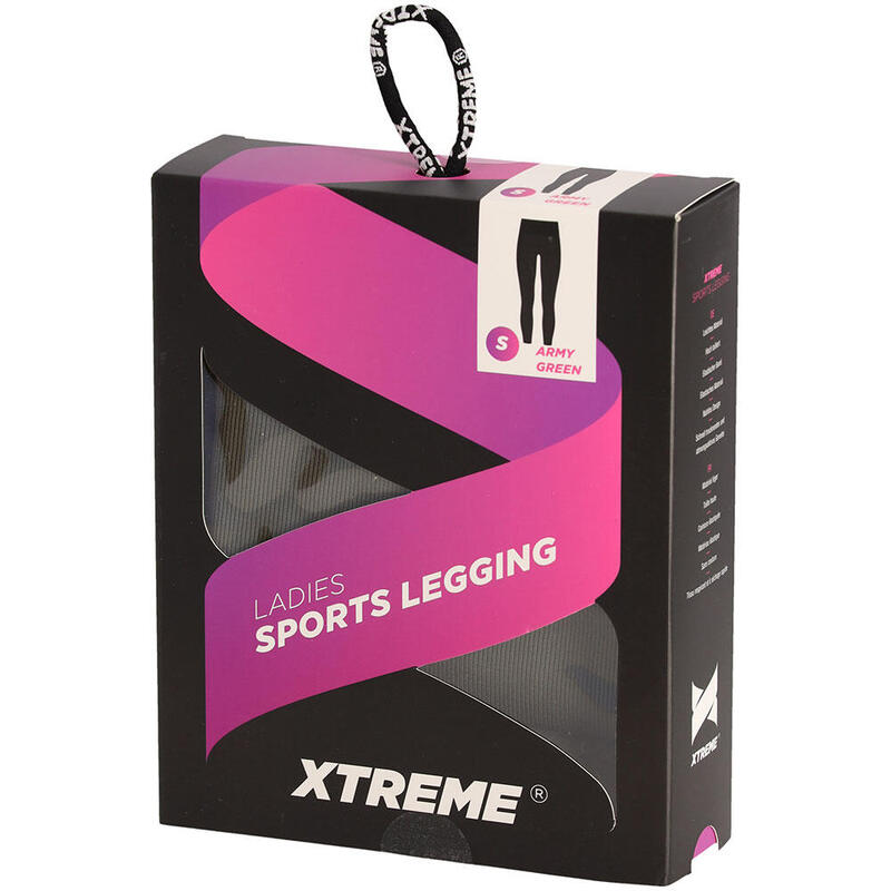 Xtreme Sportswear Leggings Deportivos Mujer Verde Ejército