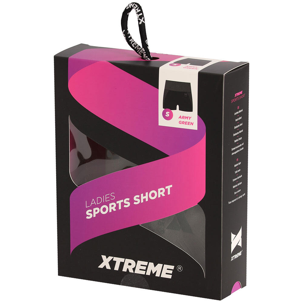 Xtreme Sportswear Sport Shorts Dames Army Green 5/5