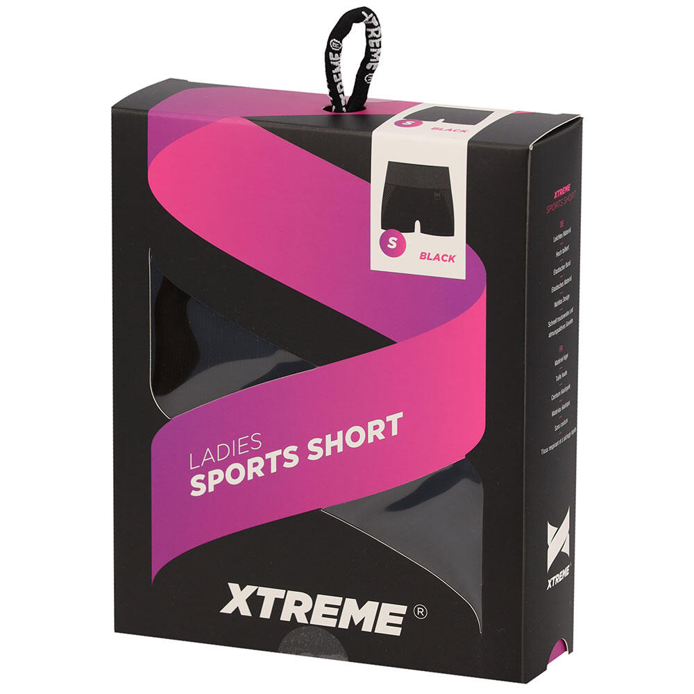 Xtreme Sportswear Sport Shorts Dames Zwart 5/5
