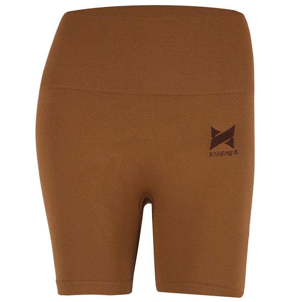 Xtreme Sportswear Pantalón corto deportivo Mujer Cognac 3/5