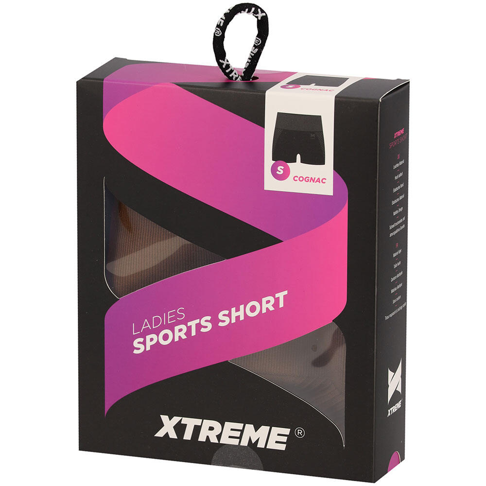 Xtreme Sportswear Pantalón corto deportivo Mujer Cognac 5/5