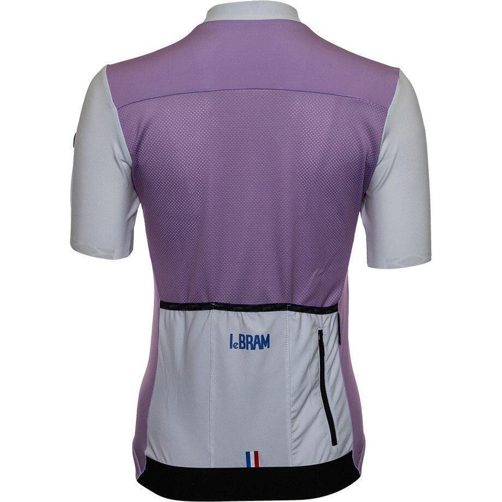 Maillot Manches Courtes Femme LeBram Pas de Peyrol Saumon