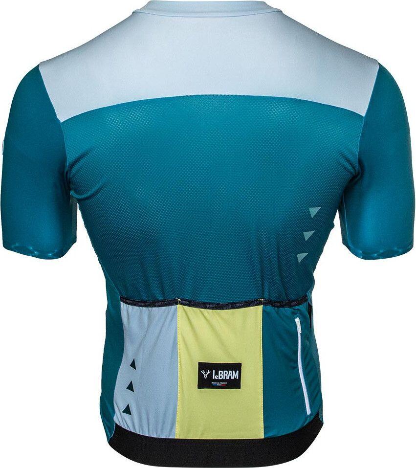 Maillot Manches Courtes LeBram Cenise Turquoise 3/4