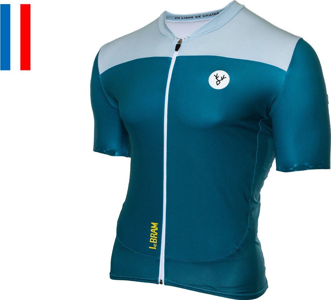 Maillot Manches Courtes LeBram Cenise Turquoise 1/4