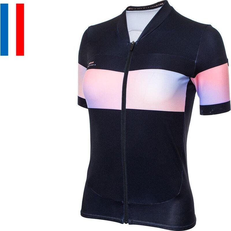 LeBram Agnès Maillot Mujer Manga Corta Negro Aurora