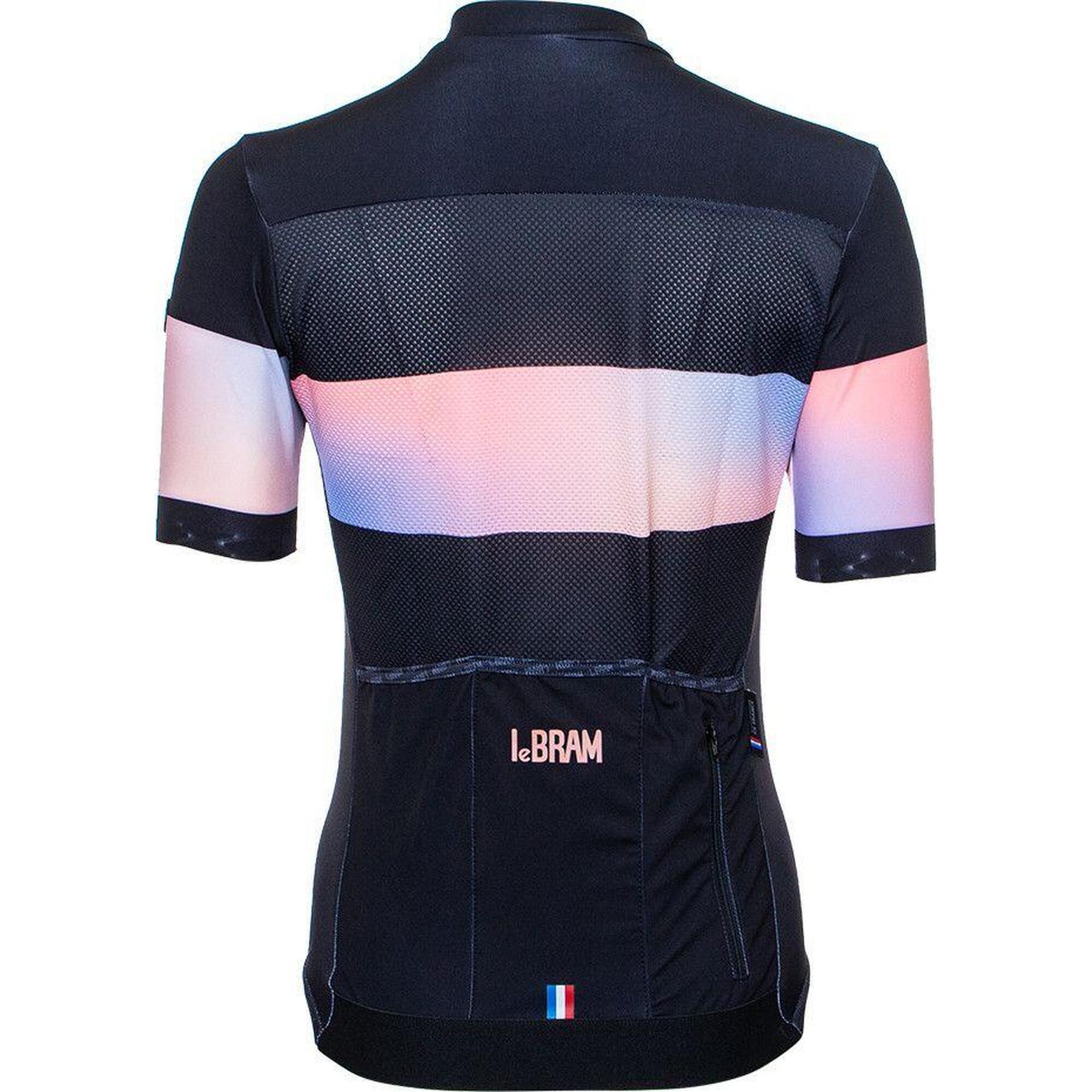 LeBram Agnès Maillot Mujer Manga Corta Negro Aurora