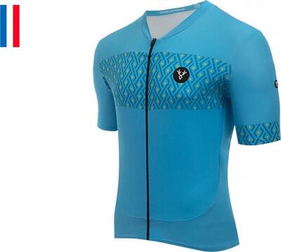 Lebram luz ardiden short sleeve jersey saphire blue tailored fit