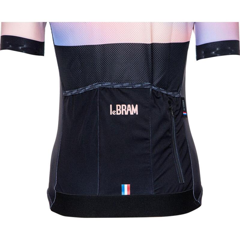 LeBram Agnès Maillot Mujer Manga Corta Negro Aurora