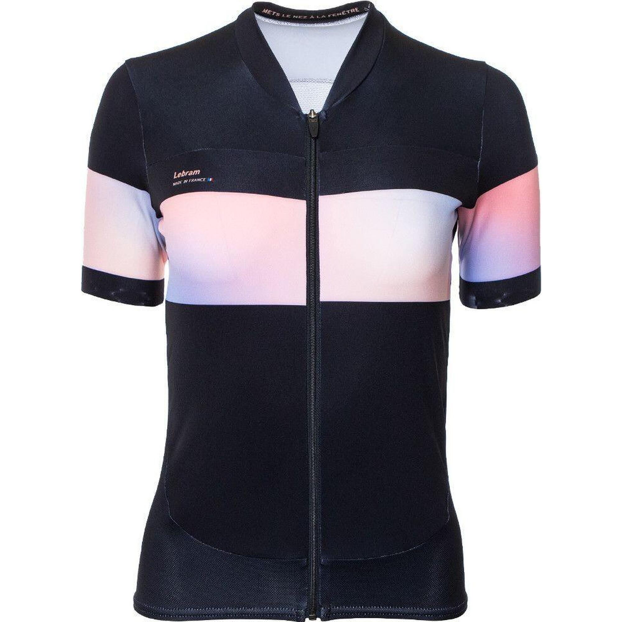 LeBram Agnès Women's Short Sleeved Jersey Black Aurora