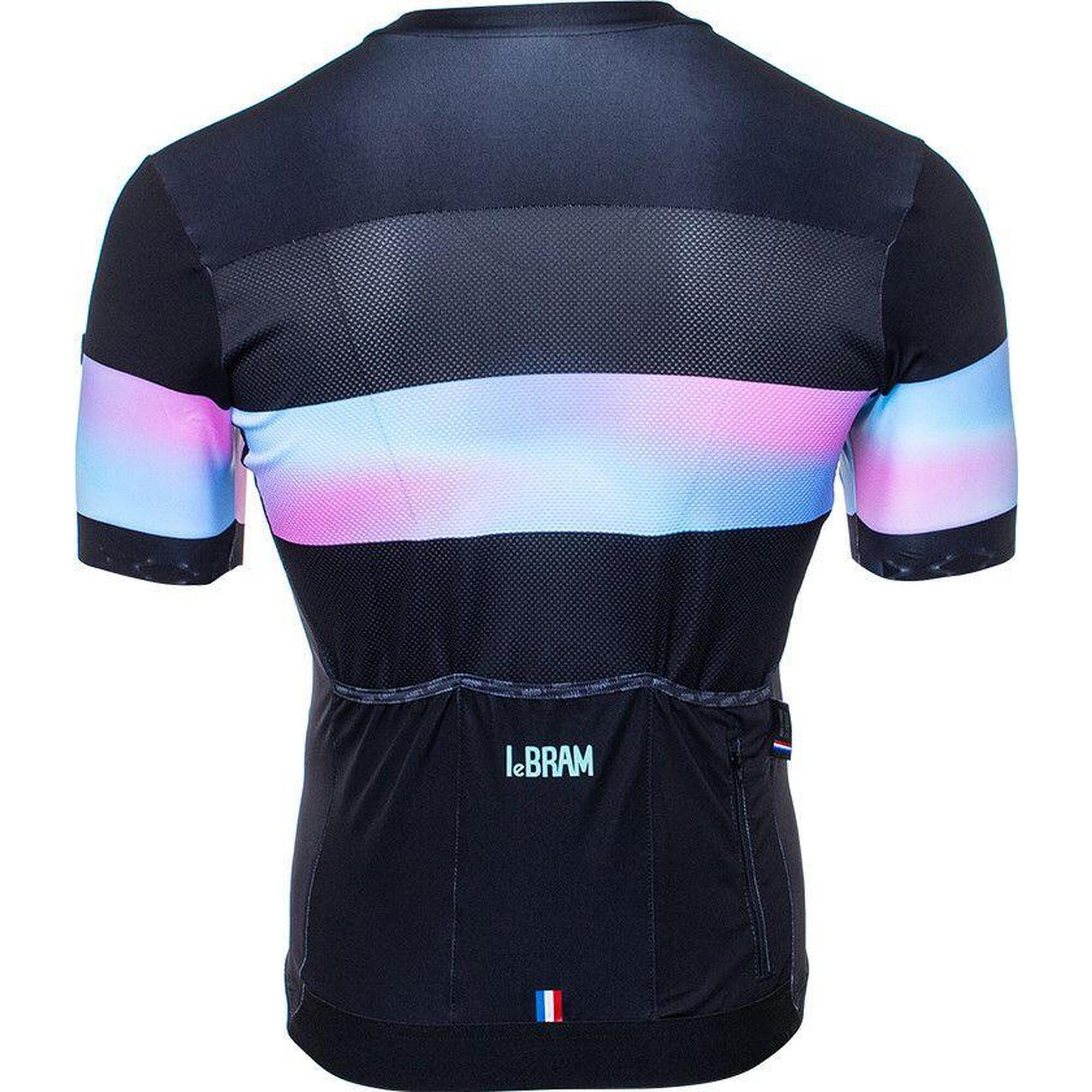 LeBram Agnès Black Twilight Short Sleeved Jersey