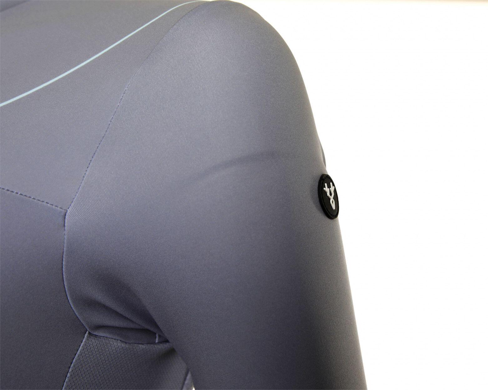 Maglia a manica corta da donna LeBram Testanier Grey Adjusted Fit 6/7