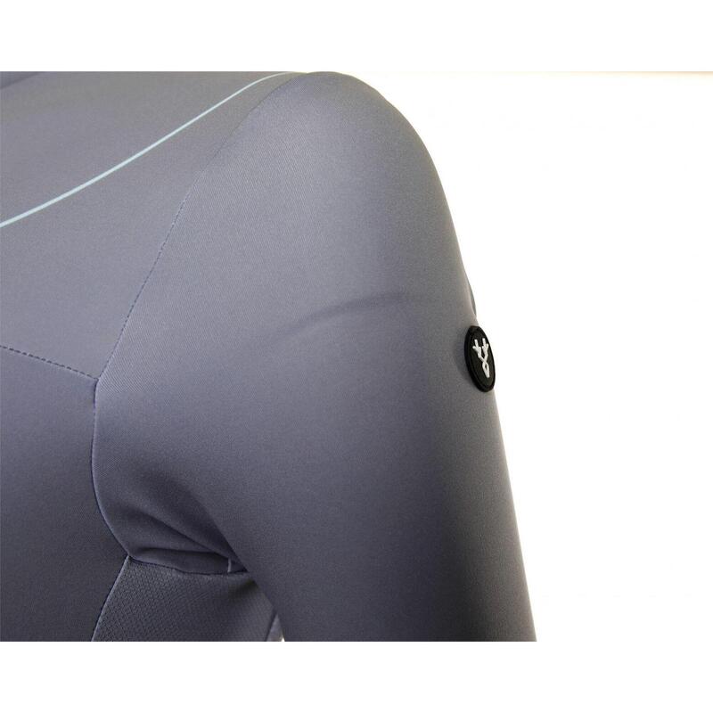 Maillot Manches Courtes Femme LeBram Testanier Gris Coupe Ajustée