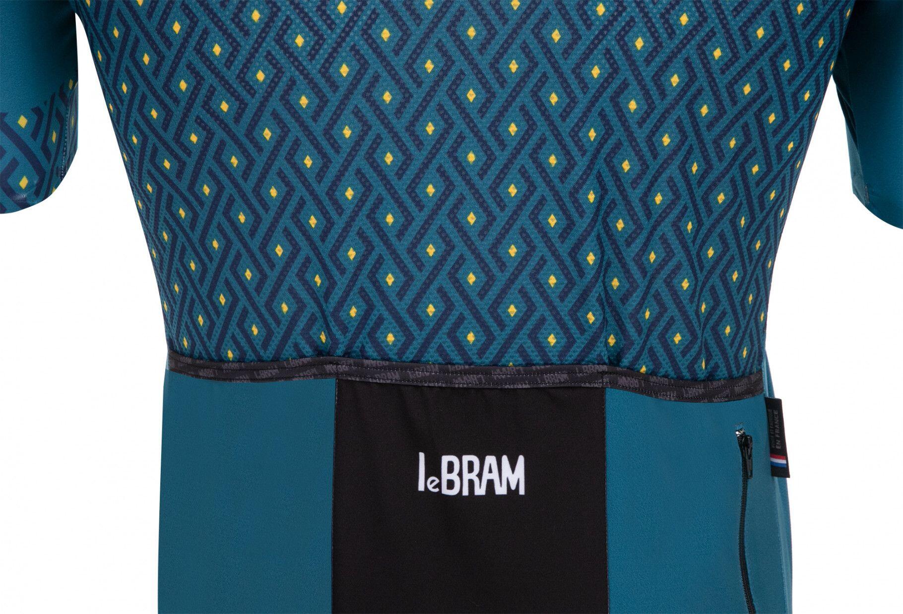 LeBram Luz Ardiden Pelforth Jersey de manga corta azul, ajuste ajustado 6/6