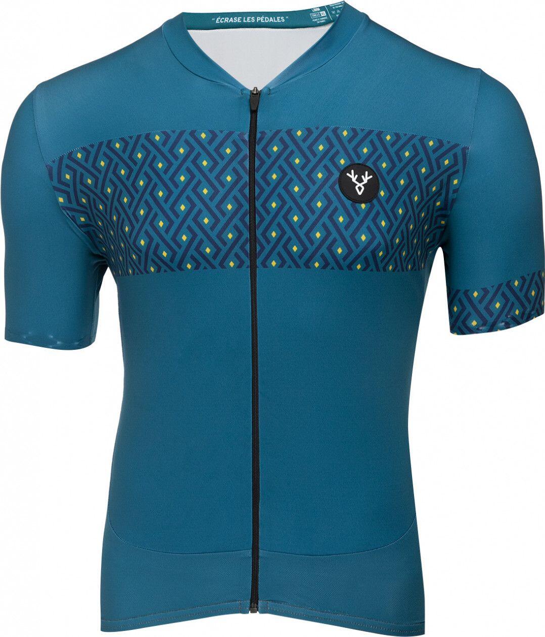 LeBram Luz Ardiden Pelforth Jersey de manga corta azul, ajuste ajustado 3/6