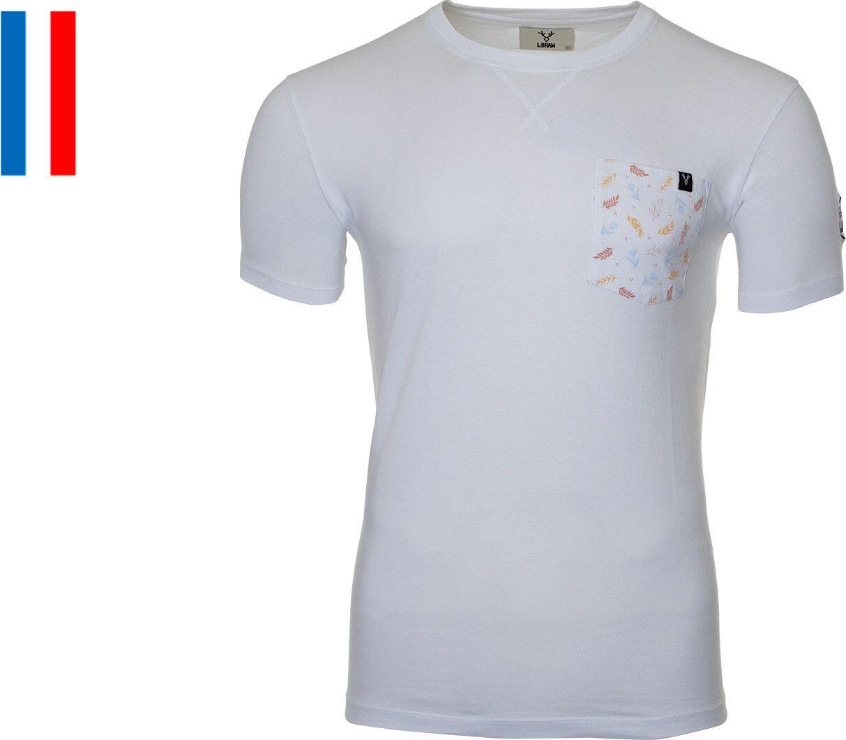 T-Shirt Manches Courtes LeBram Poche Lafaye Blanc 2/4