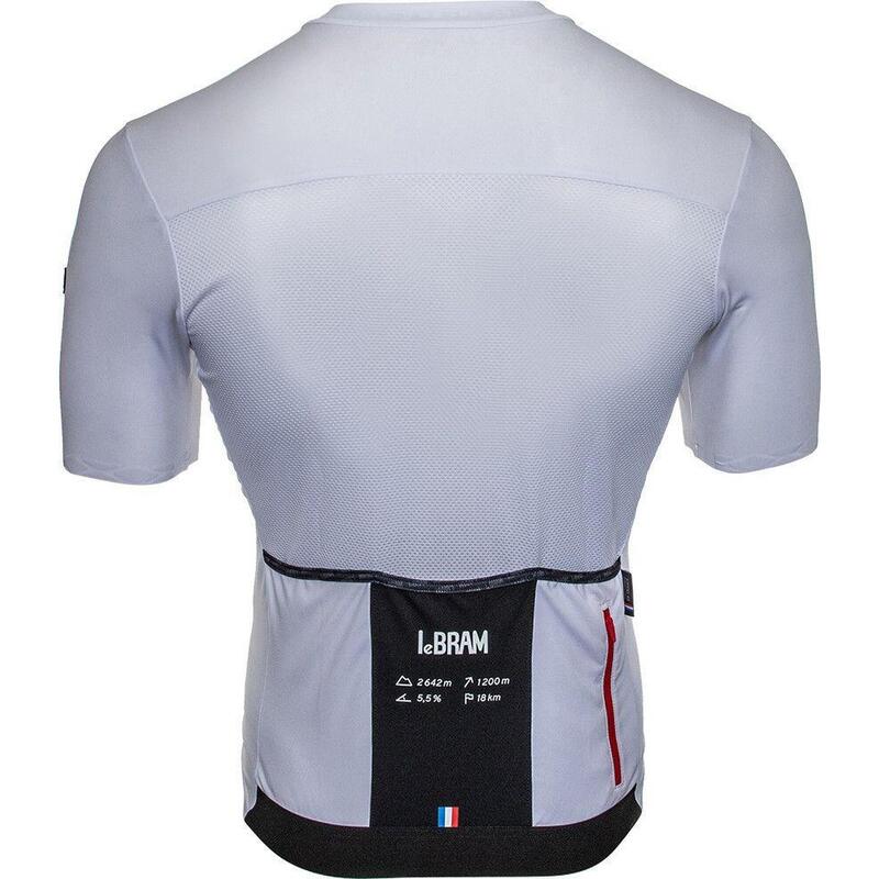 LeBram Galibier Korte Mouwen Jersey Wit