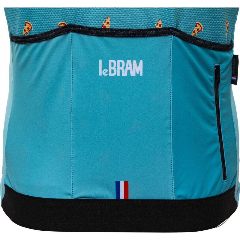 LeBram Ravito Short Sleeve Jersey Blauw Adjusted Fit