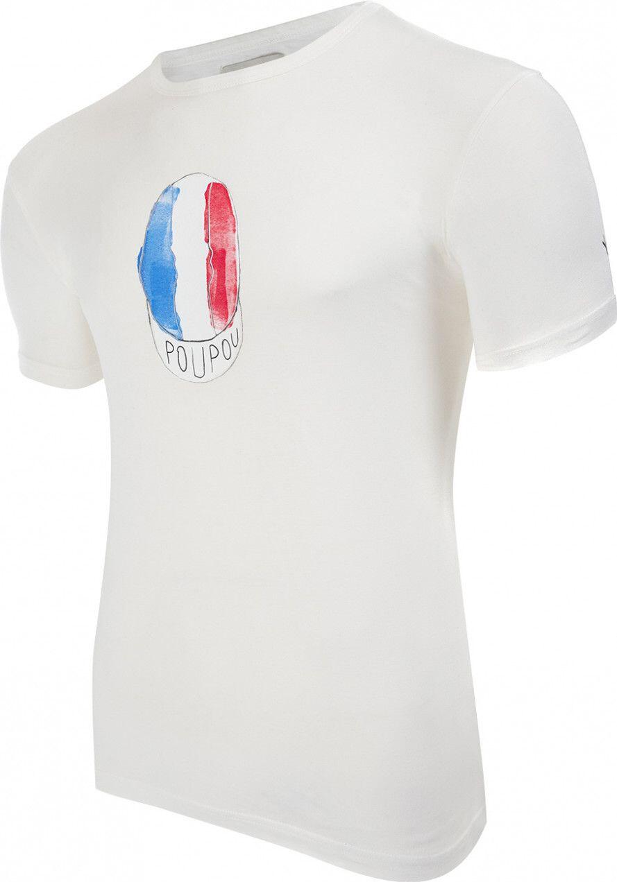 T-Shirt Manches Courtes LeBram & Sport d'Epoque Poupou Marshmallow / Blanc 1/5