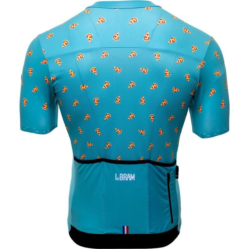 Maillot de manga corta LeBram Ravito Azul Ajuste