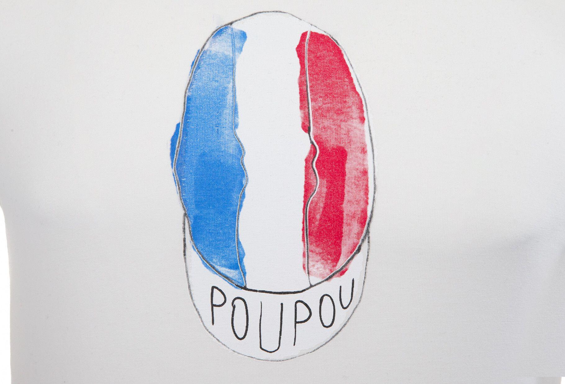 T-Shirt Manches Courtes LeBram & Sport d'Epoque Poupou Marshmallow / Blanc 3/5