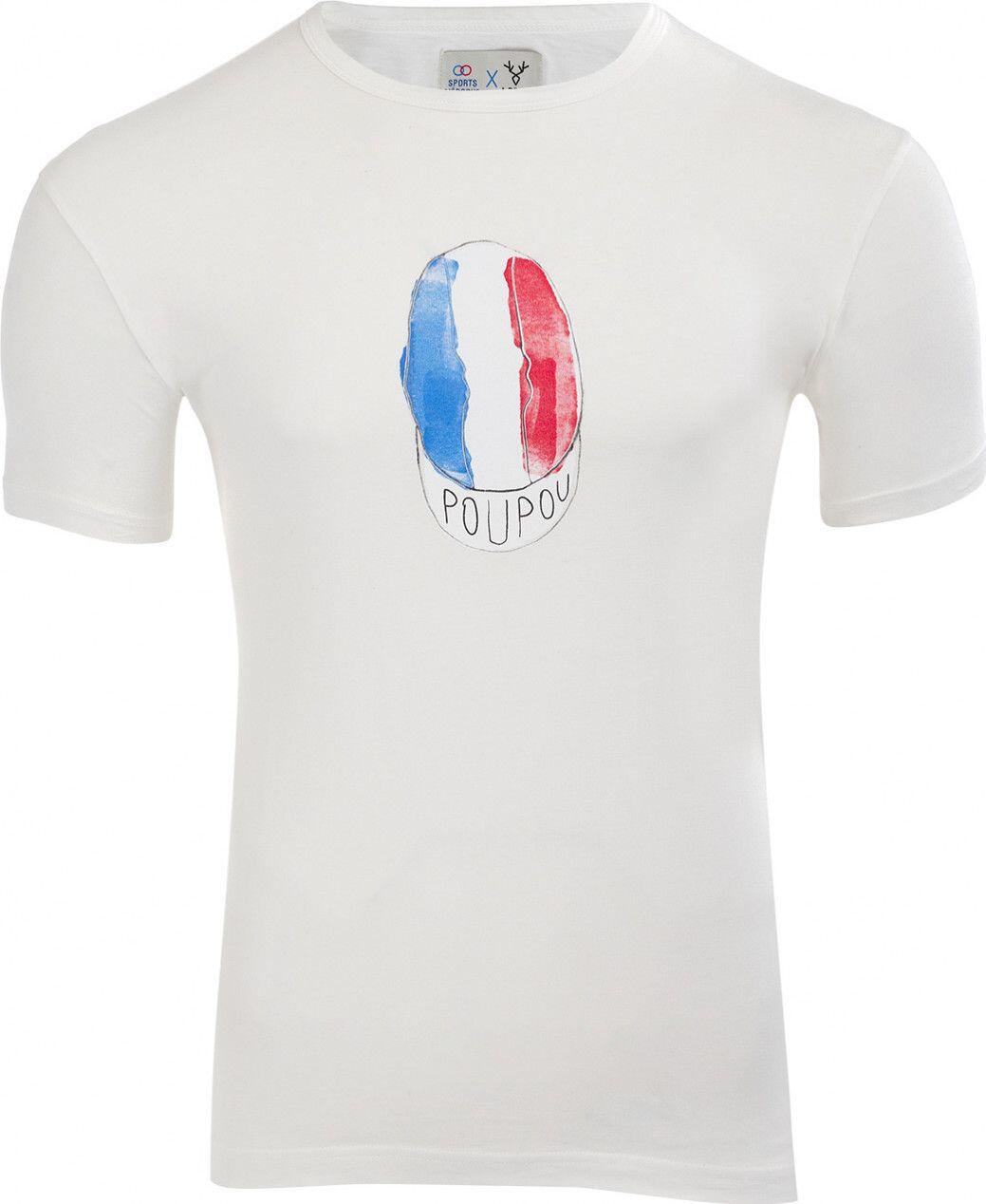 T-Shirt Manches Courtes LeBram & Sport d'Epoque Poupou Marshmallow / Blanc 2/5