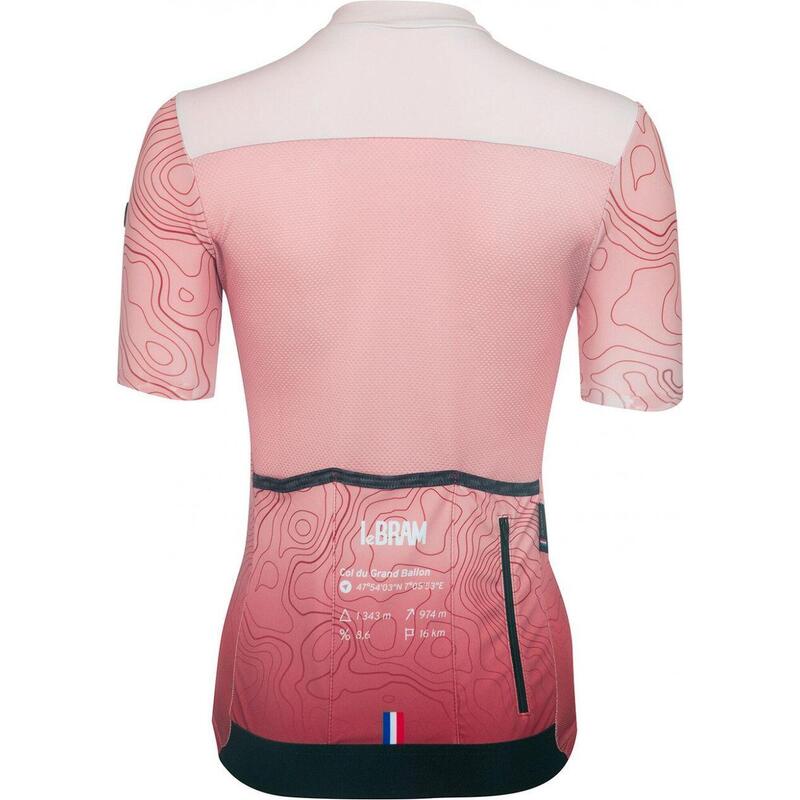 Maillot de manga corta LeBram Grand Ballon rojo Tailored Fit para mujer