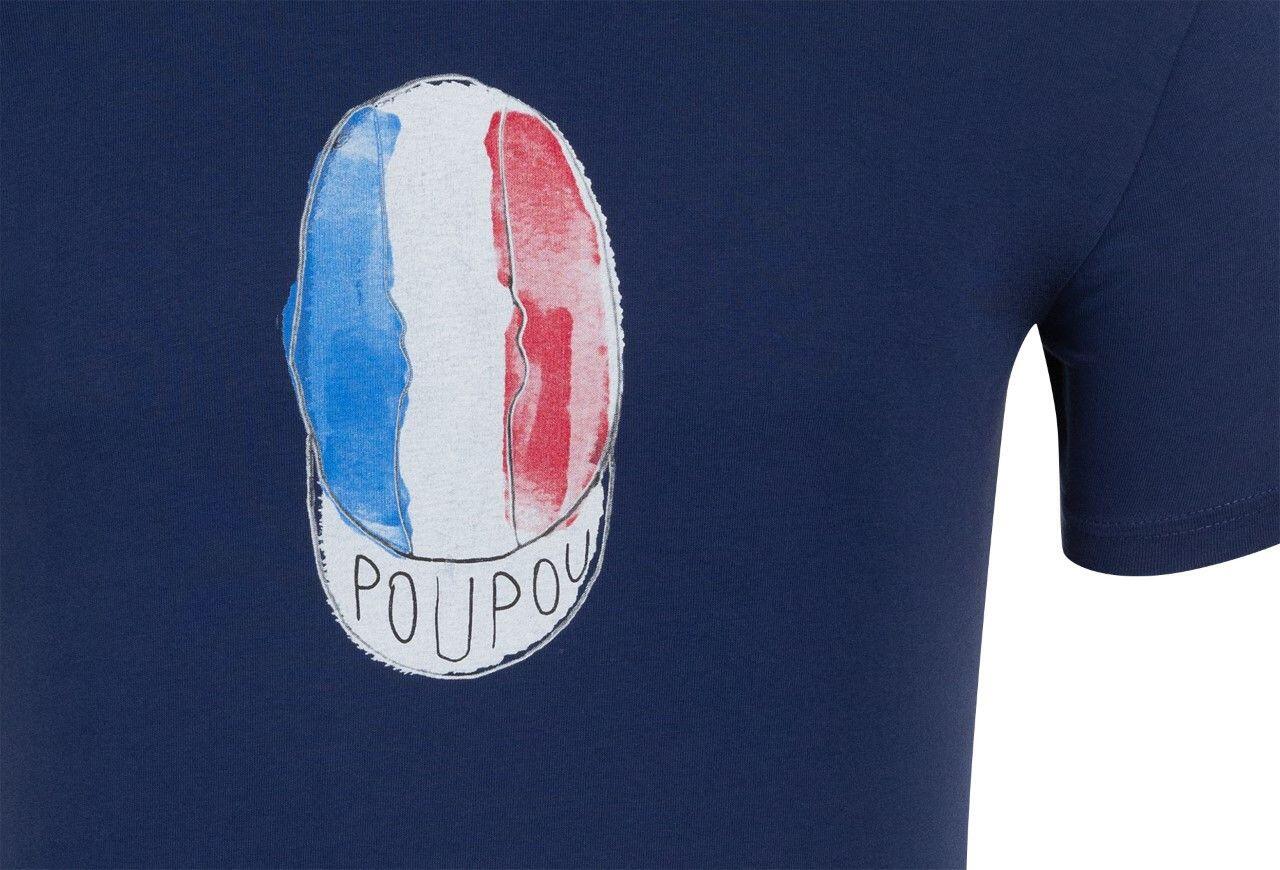 LeBram & Sport Epoque Poupou Camiseta de manga corta azul oscuro 3/5