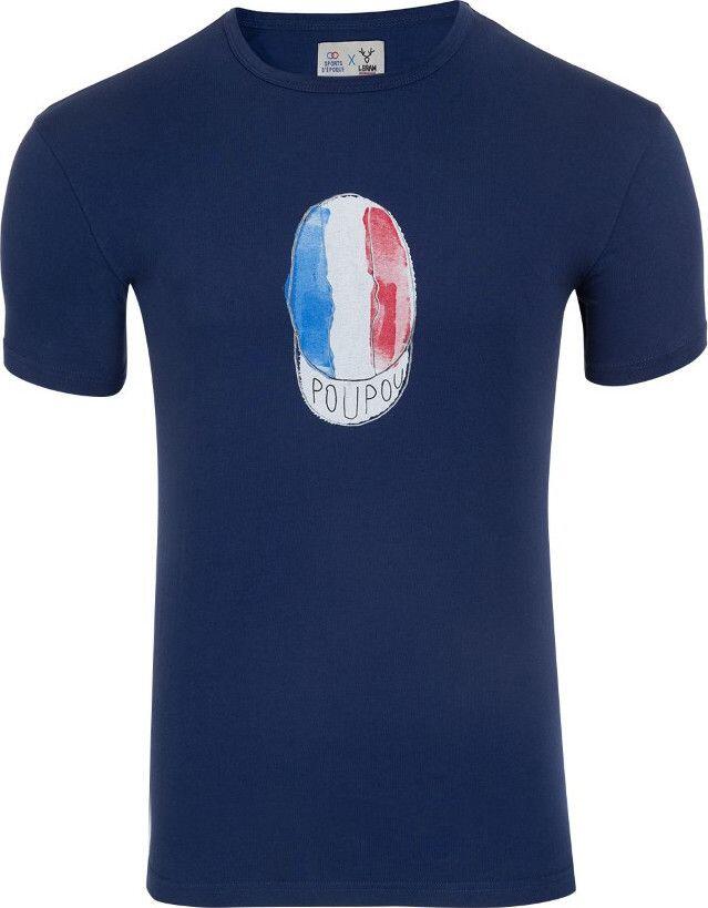 LeBram & Sport Epoque Poupou Camiseta de manga corta azul oscuro 2/5