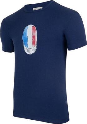 T-shirt korte mouw lebram & sport d'epoque poupou donkerblauw