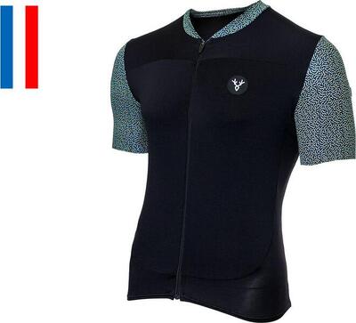 Lebram aspin short sleeve jersey black green