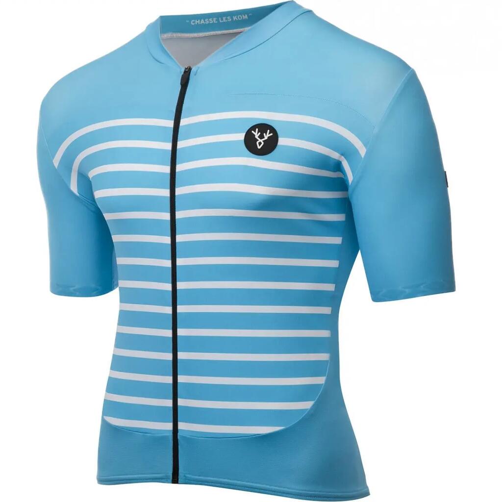 LeBram Ventoux Short Sleeve Jersey Sky Blue Slim Fit