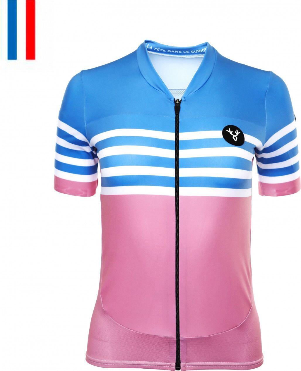 Maillot de manga corta LeBram Tourmalet Ciel para mujer Ajuste 2/7