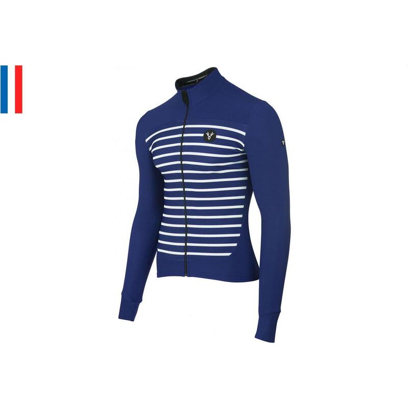 Maillot Manches Longues LeBram Ventoux Bleu Coupe Ajustée