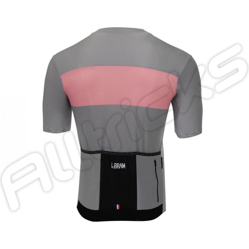 LeBram Eze Gray Pink Short Sleeve Jersey Tailored Fit