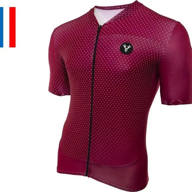 LeBram Short Sleeve Jersey Bordeaux Fitted