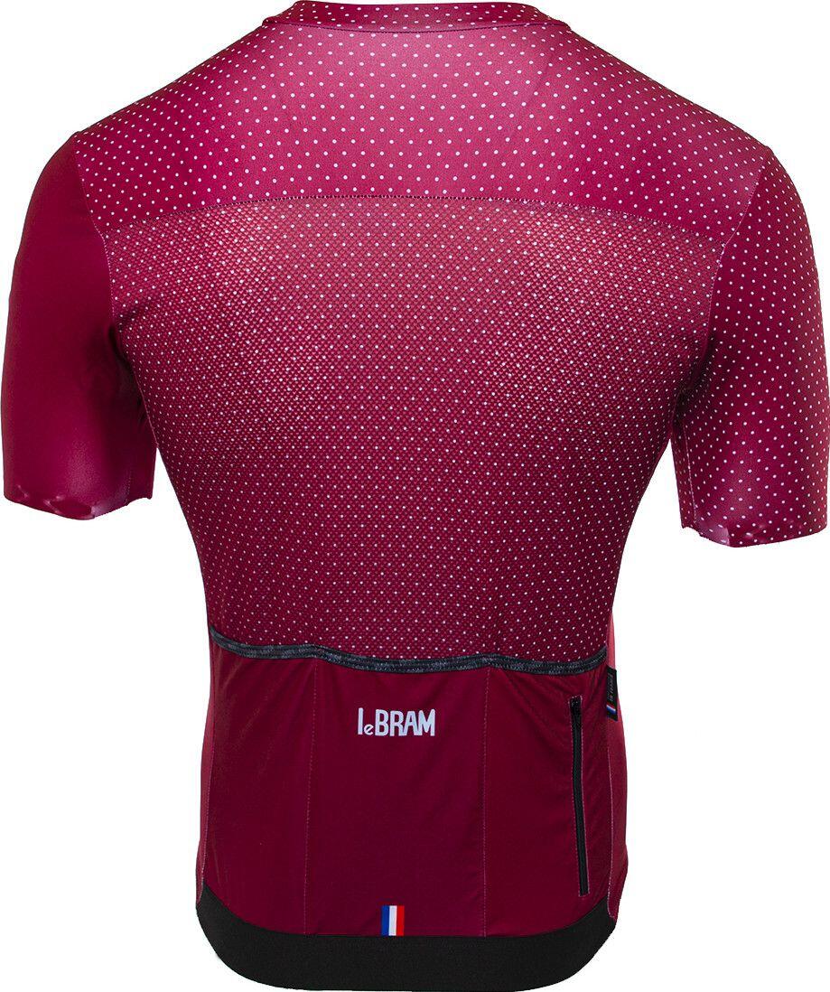 LeBram Short Sleeve Shirt Bordeaux Fitted 4/7