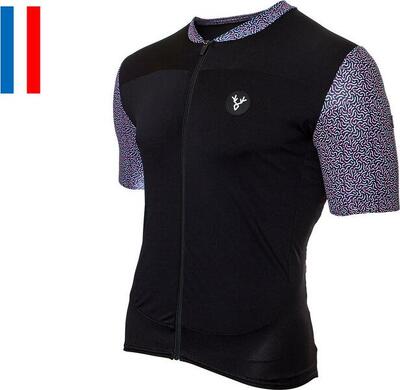 Lebram aspin short sleeve jersey black blue pink