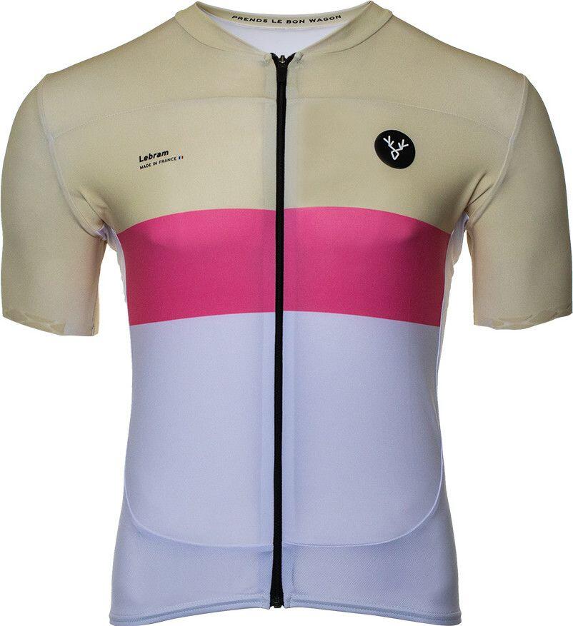 Maillot Manches Courtes LeBram Pas de Peyrol Beige Rose 2/6