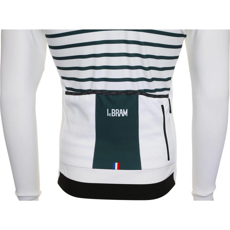 LeBram Ventoux Long Sleeve Jersey Wit Groen