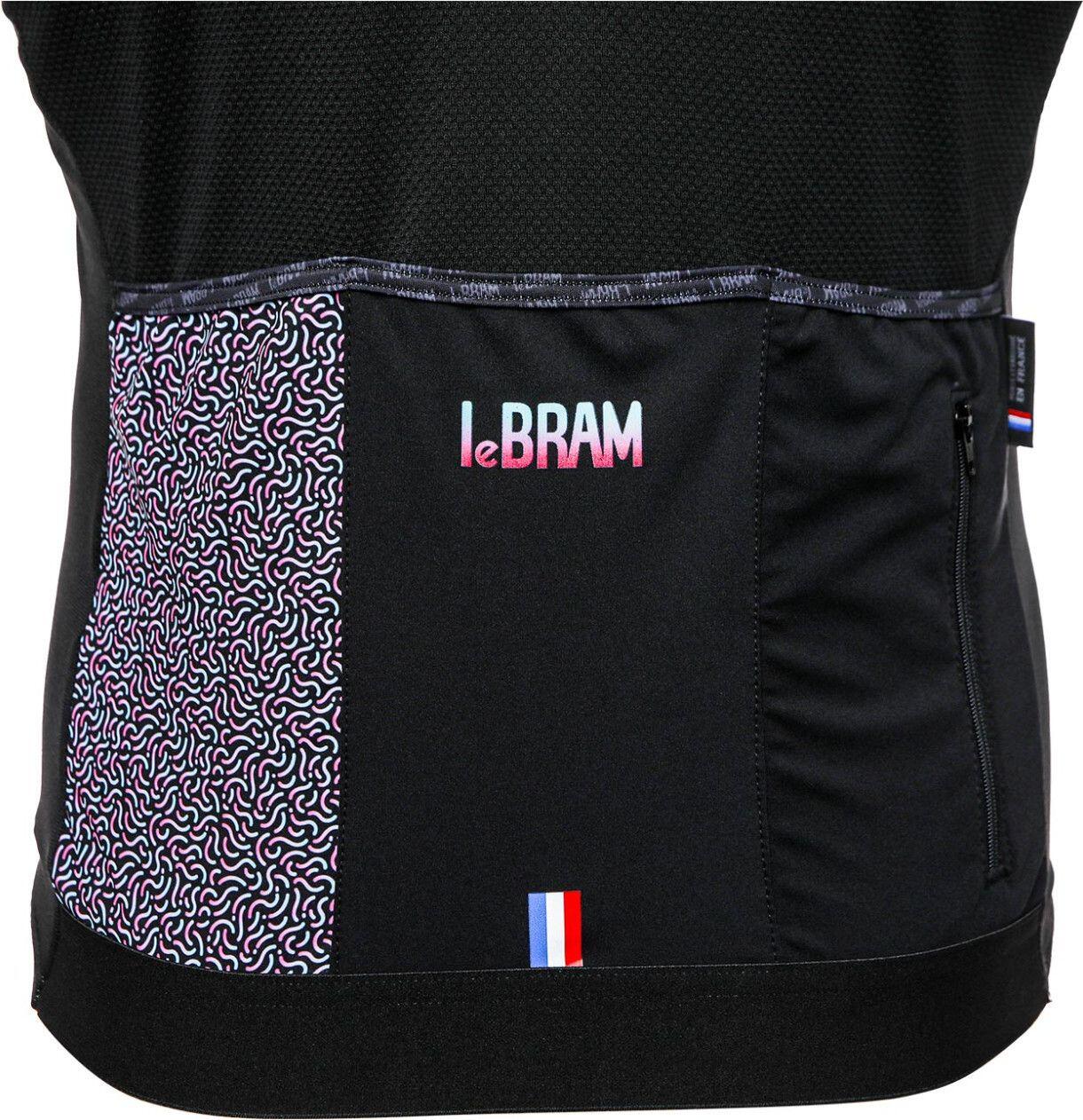 LeBram Aspin Short Sleeve Jersey Black Blue Pink 4/6