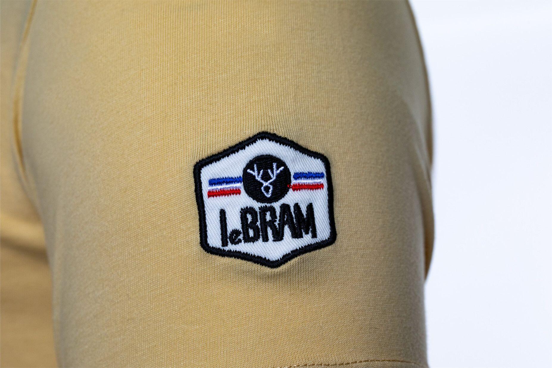 T-Shirt Manches Courtes LeBram Poche Grand Ballon Sable / Beige 3/5