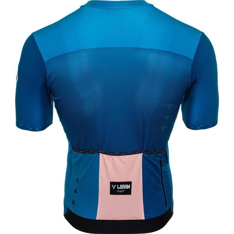 Maillot Manches Courtes LeBram Cenise Bleu