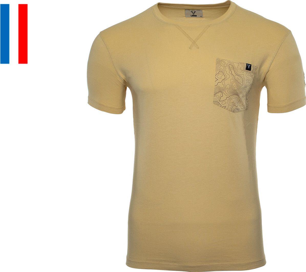 T-Shirt Manches Courtes LeBram Poche Grand Ballon Sable / Beige 2/5